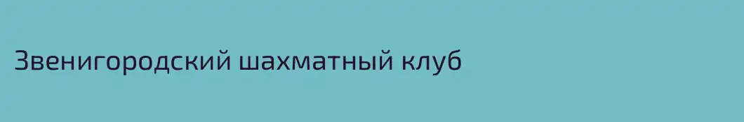 Звенигородский шахматный клуб